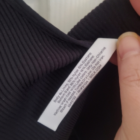 NWT Parisian Black Seamless Bralette size L - Picture 8 of 8